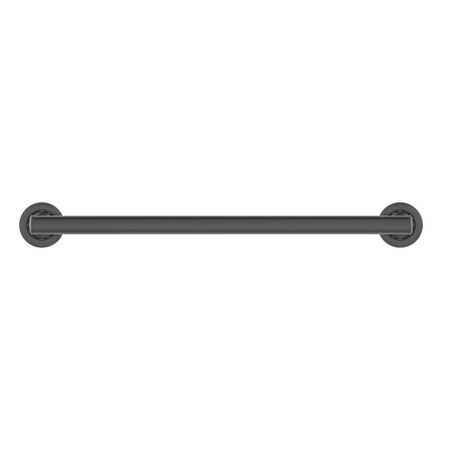 Oakbrook Collection 24 in. L ADA Compliant Stainless Steel Grab Bar Matte Black