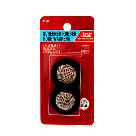 Ace .5 in. D Rubber Screened Washer 2 pk