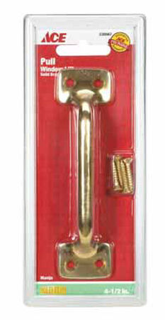 Ace 4.5 in. L Universal Sash Solid Brass 1 Brass