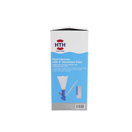 HTH Pool Vacuum 3.9 In. H x 12.4 In. W x 7.3 In. L