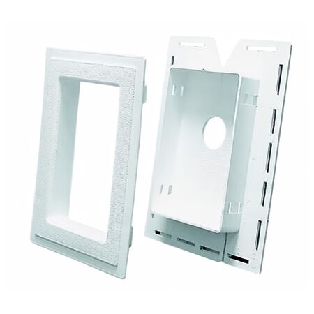 Vinyl White J-Block Recessed