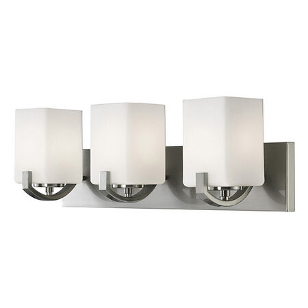 Palmer 3 Light Vanity Flat Opal Glass IVL422A03BN