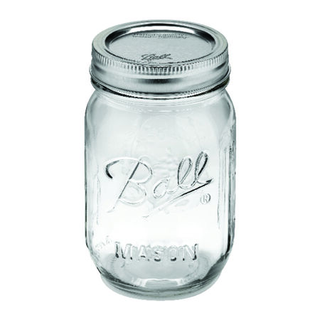 Ball Regular Mouth Mason Jar 16 oz 12 pk