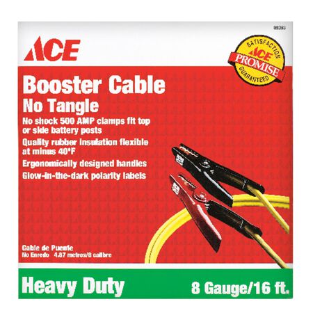 ACE 16 ft. 8 Ga. Booster Cable 275 amps