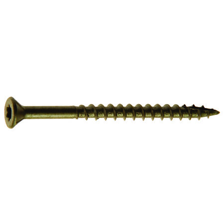 Grip-Rite PrimeGuard Plus 3-1/2 in. L Green Star Bugle Head Deck Screws 5 lb 264 pk