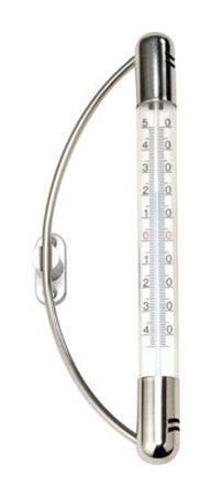 Taylor 4-13/16 in. Indoor and Outdoor White Tube Thermometer