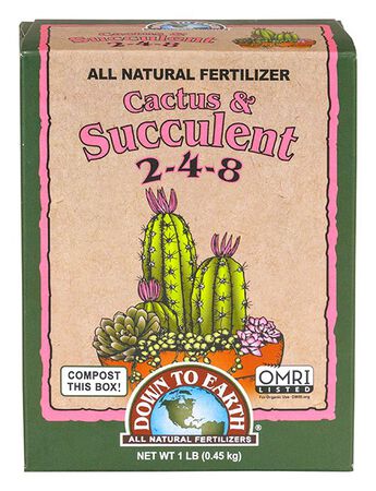 Down To Earth Cactus & Succulent Mix 2-4-8 1 lb.