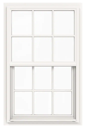 2' x 4' White Vinyl Insulated Window (4/4 Window Pane Arrangement) Series 30