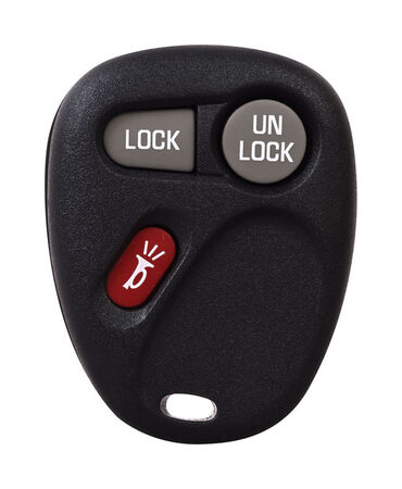 DURACELL Self Programmable Remote Automotive Replacement Key GM KOBUT1BT 3-Button Remote L Doub