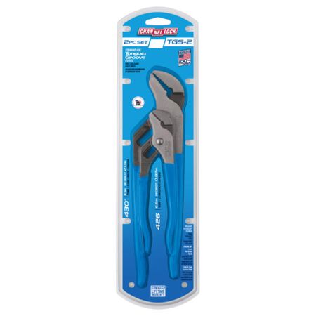 Channellock 6-1/2 & 10 in. Carbon Steel Tongue and Groove Pliers