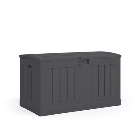 Suncast 37 in. W X 22 in. D Peppercorn Plastic Deck Box 50 gal Suncast 37 in. W X 22 in. D Peppercorn Plastic Deck Box 50 gal
