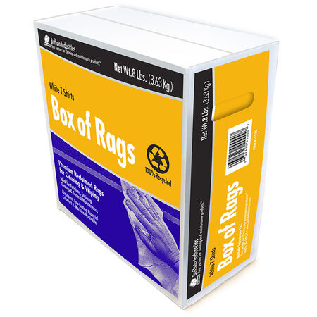 Rags American White Knit 8lb