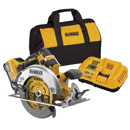 Dewalt 20V MAX XR® Brushless Cordless 7-1/4 in. Circular Saw Kit with XR POWERPACK