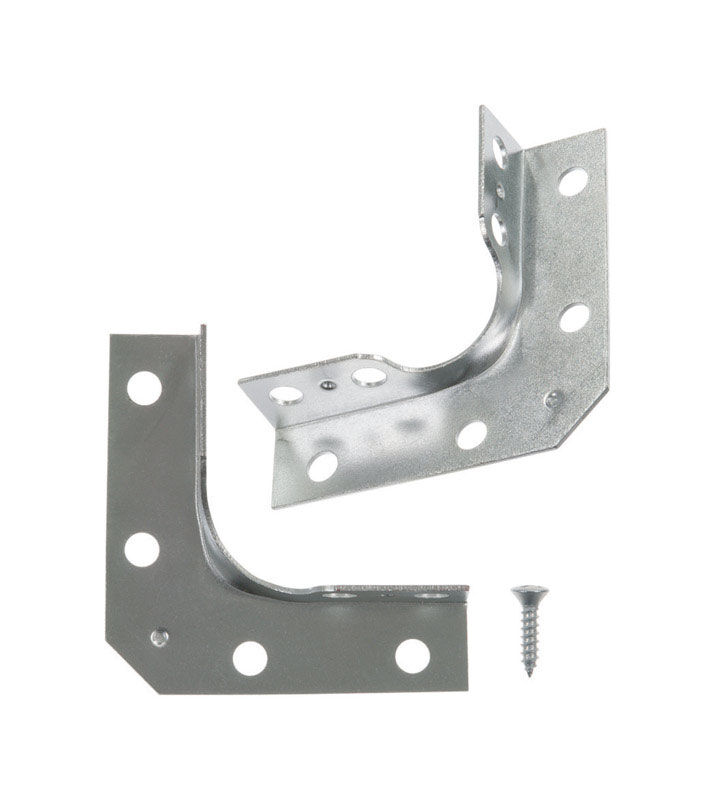 Ace Outside Corner Brace 21/2 in. x 5/8 in. Zinc Stine Home + Yard