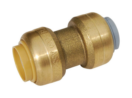 SharkBite 1/2 in. Push X 1/2 in. D Push Brass Coupling