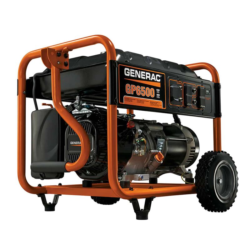 Generac 6500 Watts Orange Portable Generator Stine Home Yard
