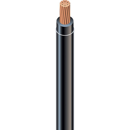 Southwire 500 ft. 14/1 THHN Stranded Wire Black - Sold by the foot