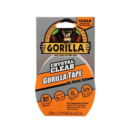 Gorilla 1.88 in. W X 27 ft. L Clear Repair Tape