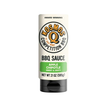 Kosmos Q Sweet Apple Chipotle BBQ Sauce 22 oz.