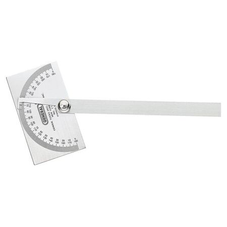 General 11-3/4 in. L X 6 in. W Protractor 1 pc