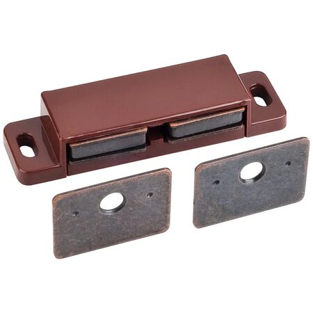 15lb Double Magnetic Catch Brown/Bronze