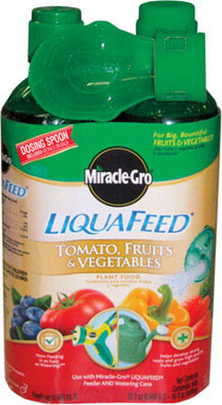 Miracle-Gro LiquaFeed Plant Food For Tomatoes Fruits Vegetables 2-16 oz.