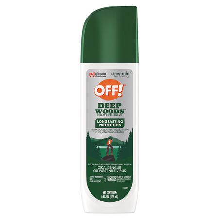 OFF! Deep Woods Insect Repellent Liquid For Gnats/Mosquitoes/Ticks 6 oz