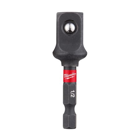 Milwaukee Hex/Square 2.95 in. L Socket Adapter Steel 1 pk