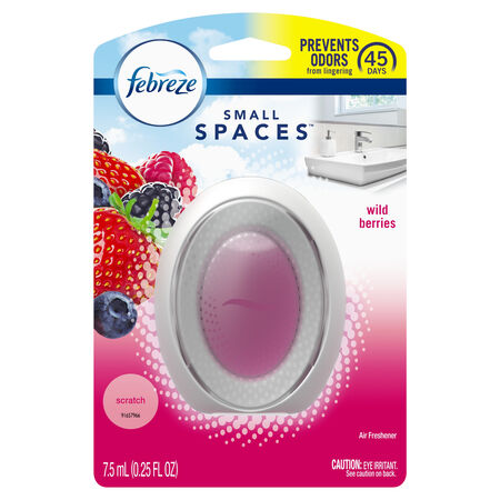 Febreze Small Spaces Wild Berries Scent Air Freshener 0.25 oz Liquid 1 pk