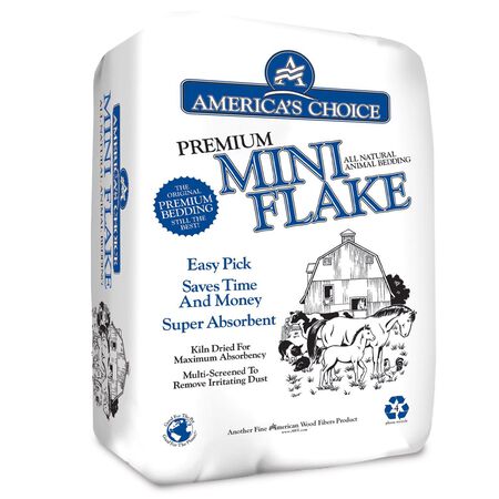 America's Choice Mini Flake 4 ft. Wood Animal Bedding