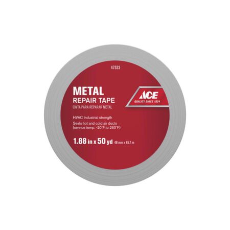 Ace 1.88 in. W X 50 yd L Silver Metal Repair Tape