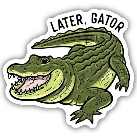 Sticker Nothwest Later, Gator Sticke