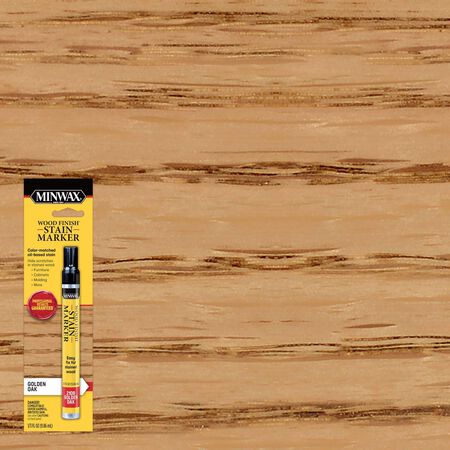 Minwax Wood Finish Stain Marker Semi-Transparent Golden Oak Oil-Based Stain Marker 1/3 oz