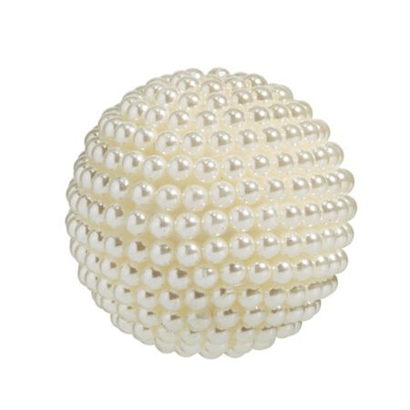 Raz Imports 4 in. PEARL BALL ORNAMENT
