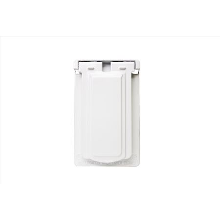 Sigma Engineered Solutions Rectangle Die-Cast Metal 1 gang 4.57 in. H X 2.83 in. W Vertical GFCI Cov