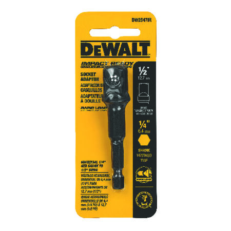 DeWalt Impact Ready 1/2 in. drive S Socket Adapter 1 pc