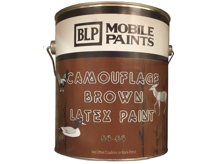 Camouflage Brown Latex Paint - Gallon