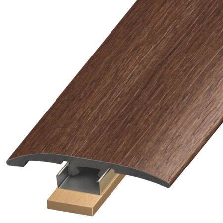 Versatrim Slim Trim 3-in-1 Floor Molding Walnut