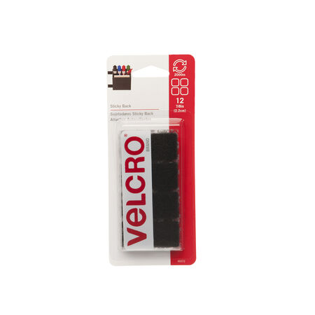 Velcro Brand Hook and Loop Fastener 7/8 in. L 12 pk