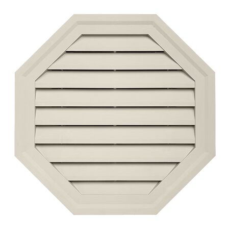 Vinyl Almond Vent Octogon 22"