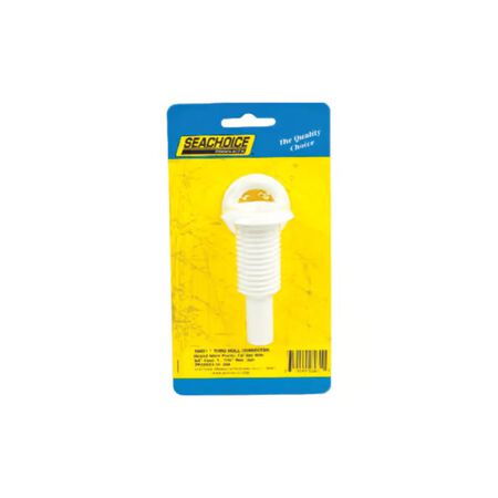 Seachoice Polished Plastic 5/8 in. W Thru Hull Connector 1 Pack