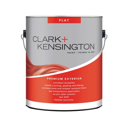 Clark+Kensington Flat Designer White House & Trim Paint & Primer Exterior 1 gal