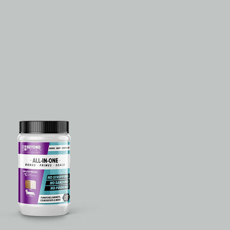 Beyond Paint Matte Soft Gray Water-Based Paint Exterior & Interior 1 qt