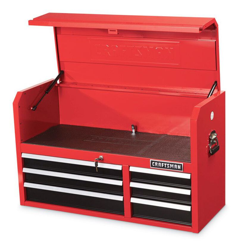 Craftsman 6 drawer Top Tool Chest 241/2 in. H x 41 in. W x 16 in. D