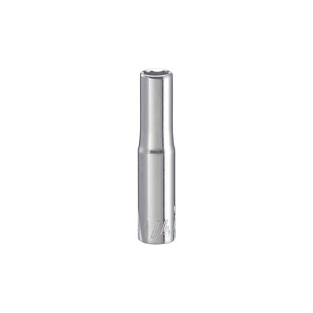 Craftsman 1/4 in. X 1/4 in. drive SAE 6 Point Deep Socket 1 pc