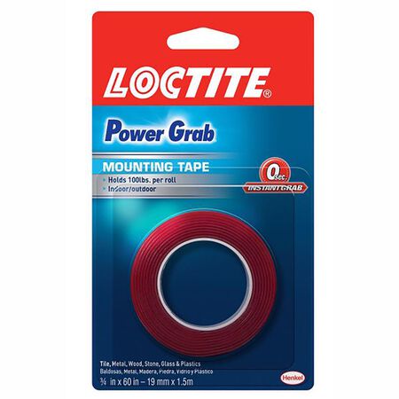 Loctite Power Grab 60 in. L X 3/4 in. W Double-Sided Mounting Tape