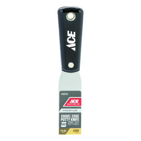 Ace 1-1/4 in. W Carbon Steel Stiff Putty Knife