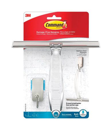 3M COMMAND Small ADHESIVE STRIPS Hook 7.9 in. L PLASTIC .5 oz. 1 pk