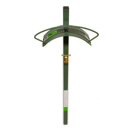 Yard Butler 150 ft. Green Free Standing Hose Hanger with Faucet