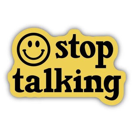 Sticker Northwest Stop Talking